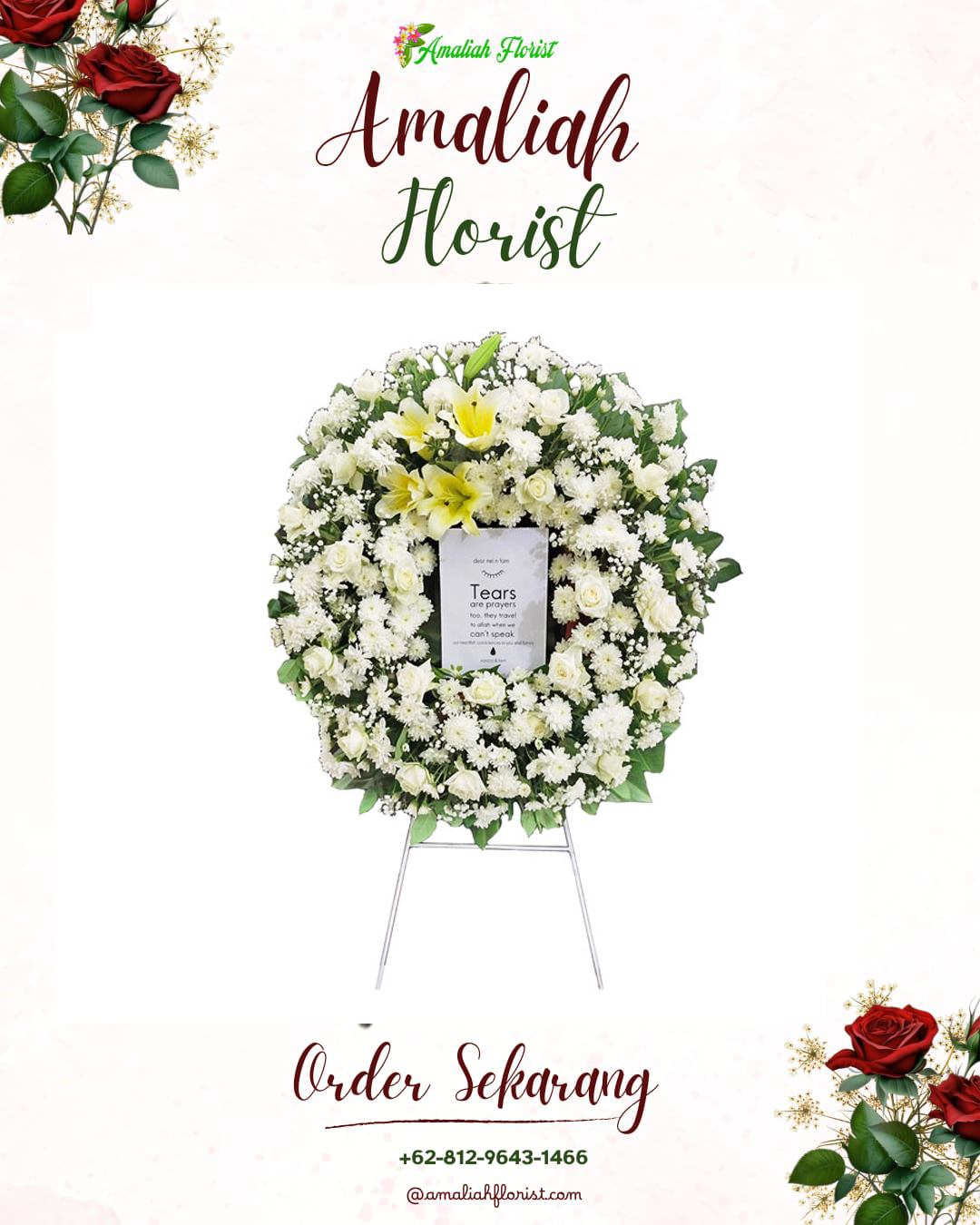 Krans Bunga Duka Pakis