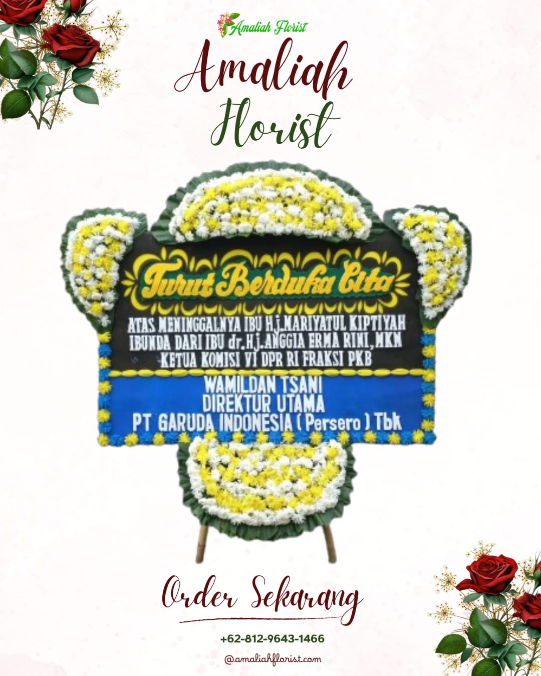 Papan Bunga Duka Pakis